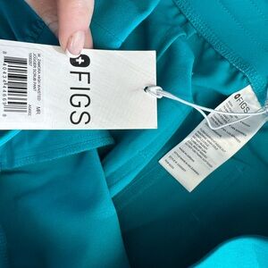 Figs Aqua Blue Scrub Pants